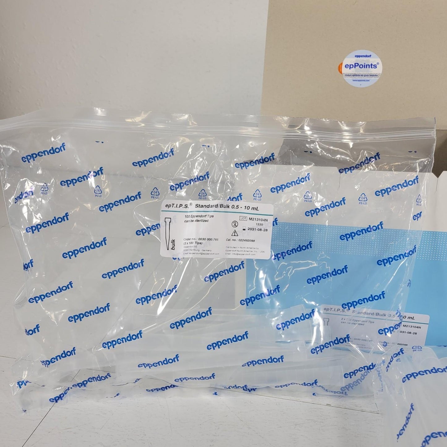 Eppendorf 022492098 epT.I.P.S 0.5 - 10 mL Pipette Tips 115 Count