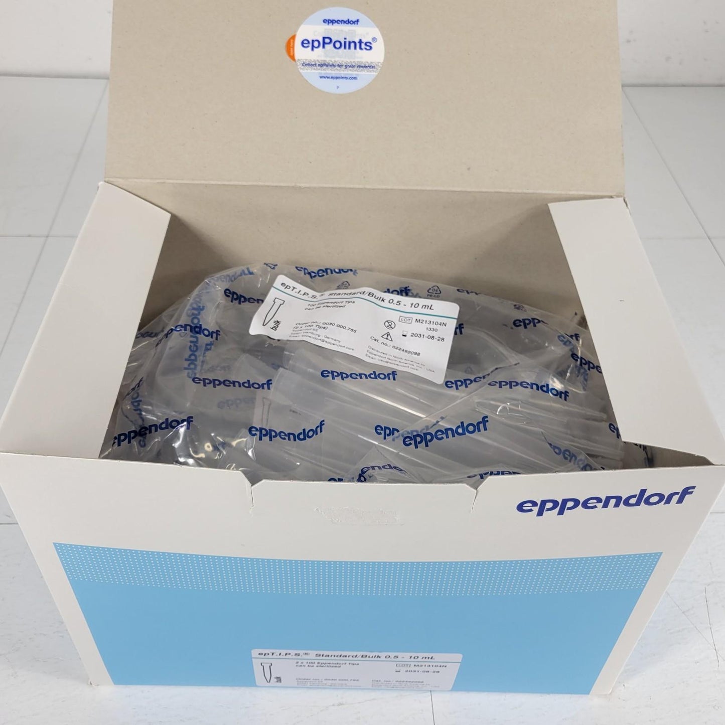 Eppendorf 022492098 epT.I.P.S 0.5 - 10 mL Pipette Tips 115 Count