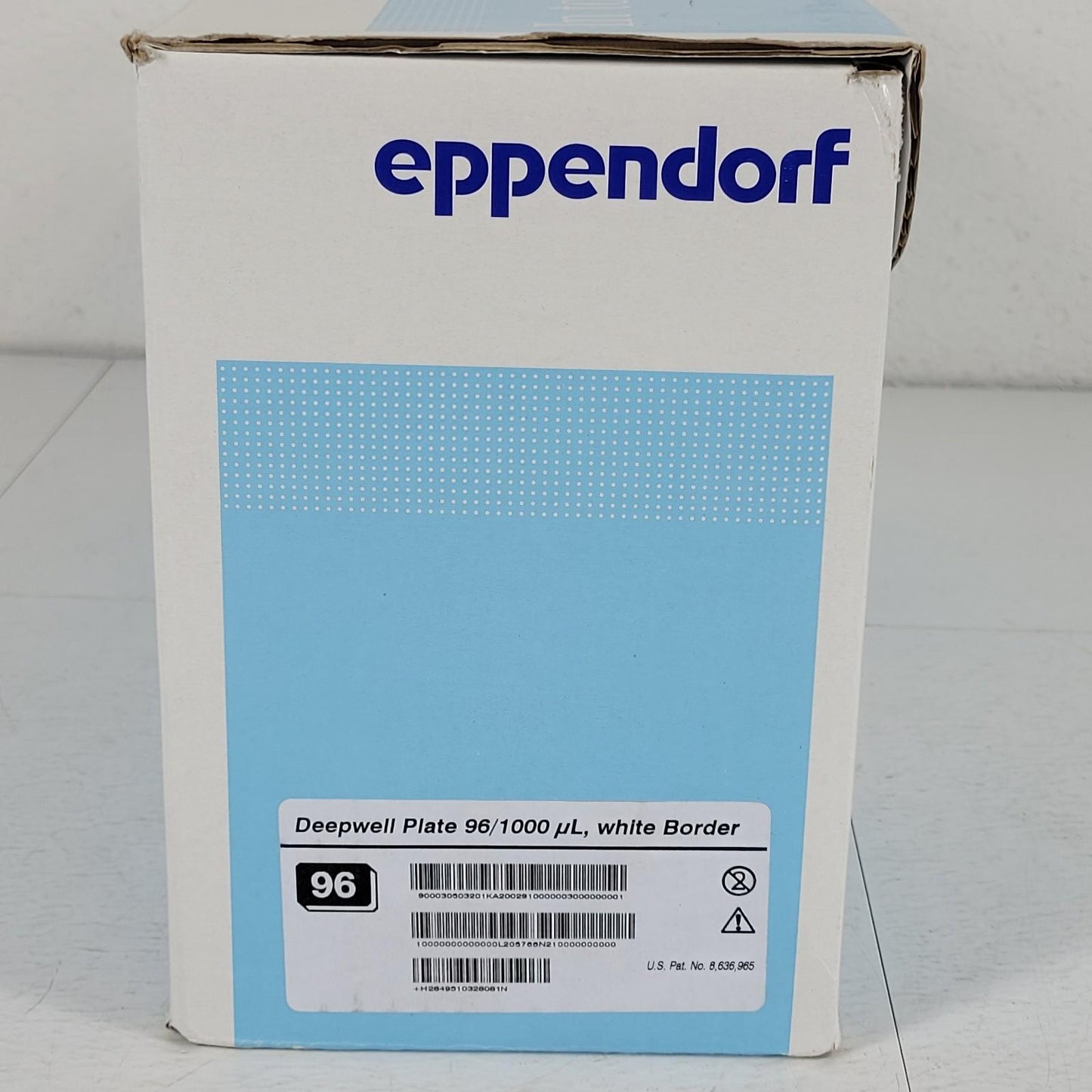 Eppendorf 951032808 Deepwell Plate 96/1000 𝜇L White Border DNA LoBind 8 Plates