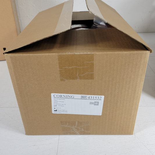 Corning 431532 PET Storage Bottle 500mL 45mm Screw Cap Graduated Sterile 12/Pk