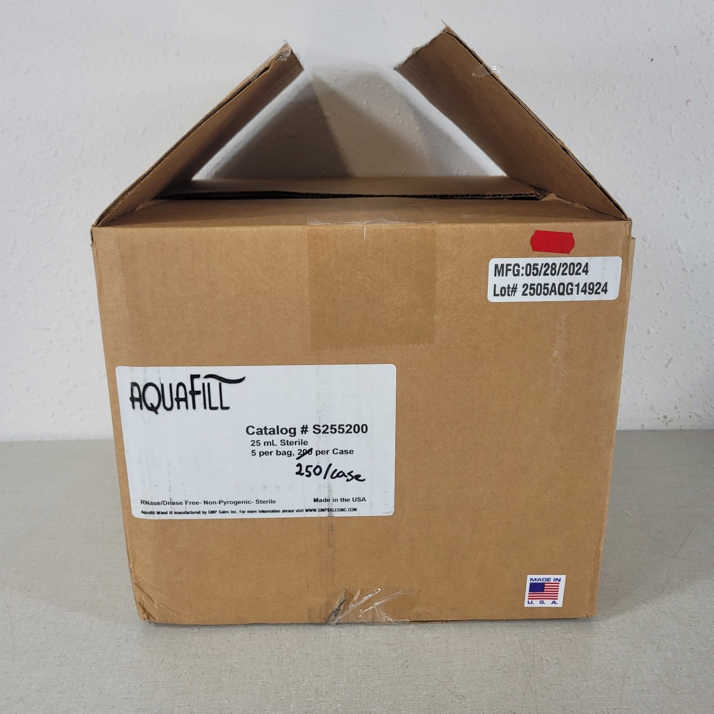 New Box of 250 AquaFill S255200 25ml Clean Reservoirs Pipettor A7C