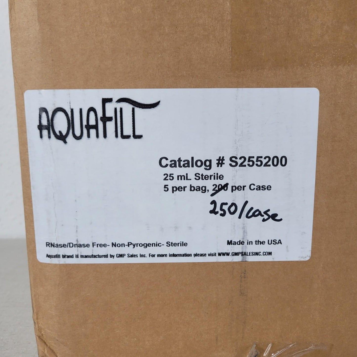New Box of 250 AquaFill S255200 25ml Clean Reservoirs Pipettor A7C