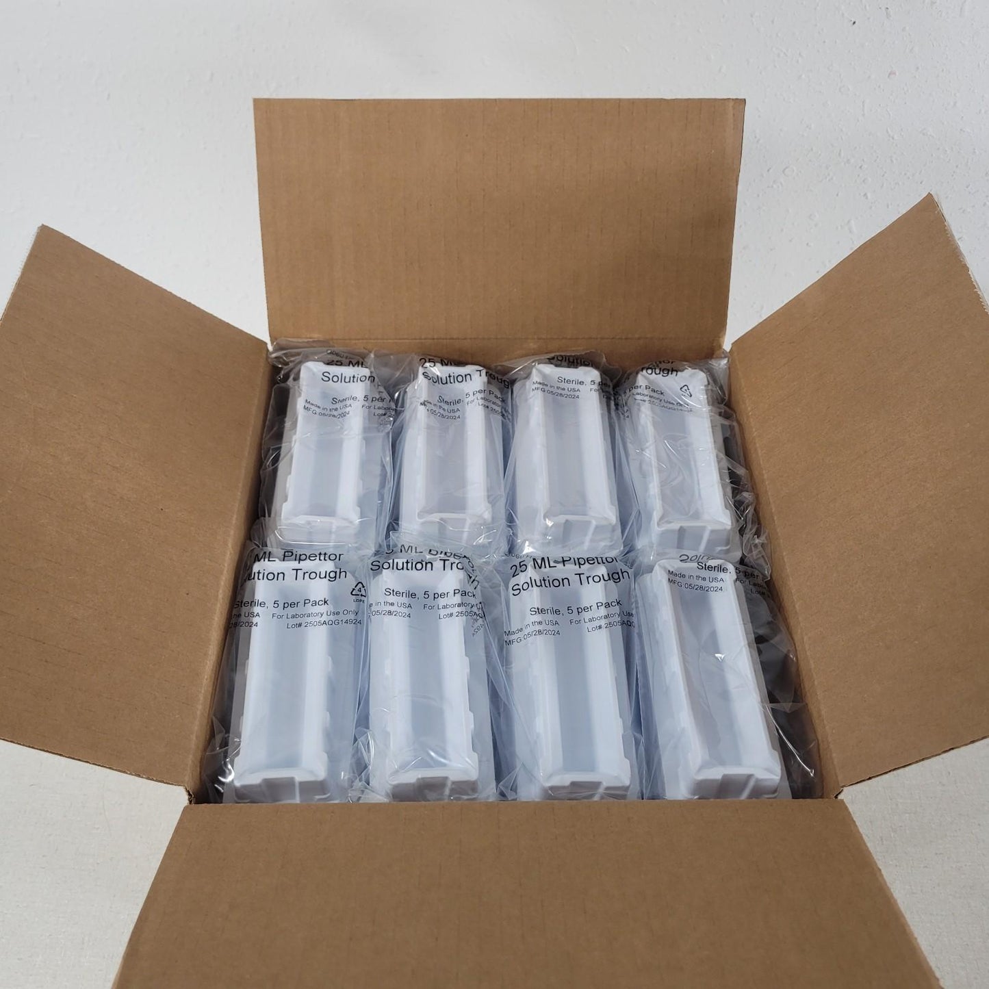 New Box of 250 AquaFill S255200 25ml Clean Reservoirs Pipettor A7C