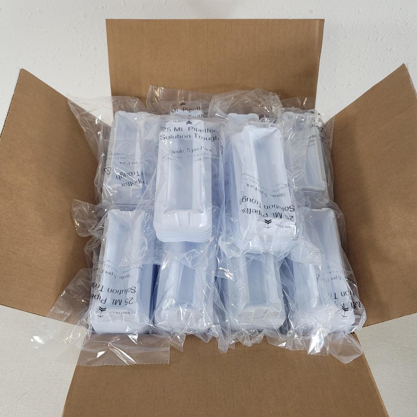 New Box of 250 AquaFill S255200 25ml Clean Reservoirs Pipettor A7C
