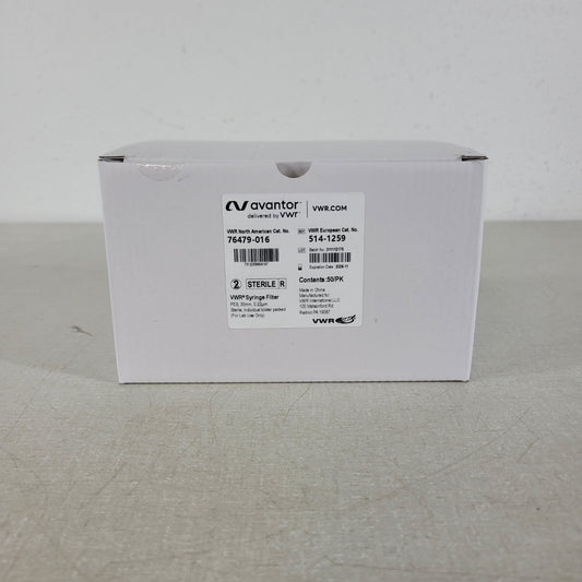 Avantor 76479-016 VWR Filter PES 30mm .22um Micron Lab Use Partial Box 31 Count