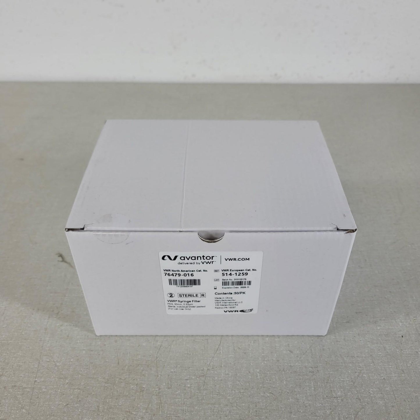 Avantor 76479-016 VWR Filter PES 30mm .22um Micron Lab Use Partial Box 31 Count