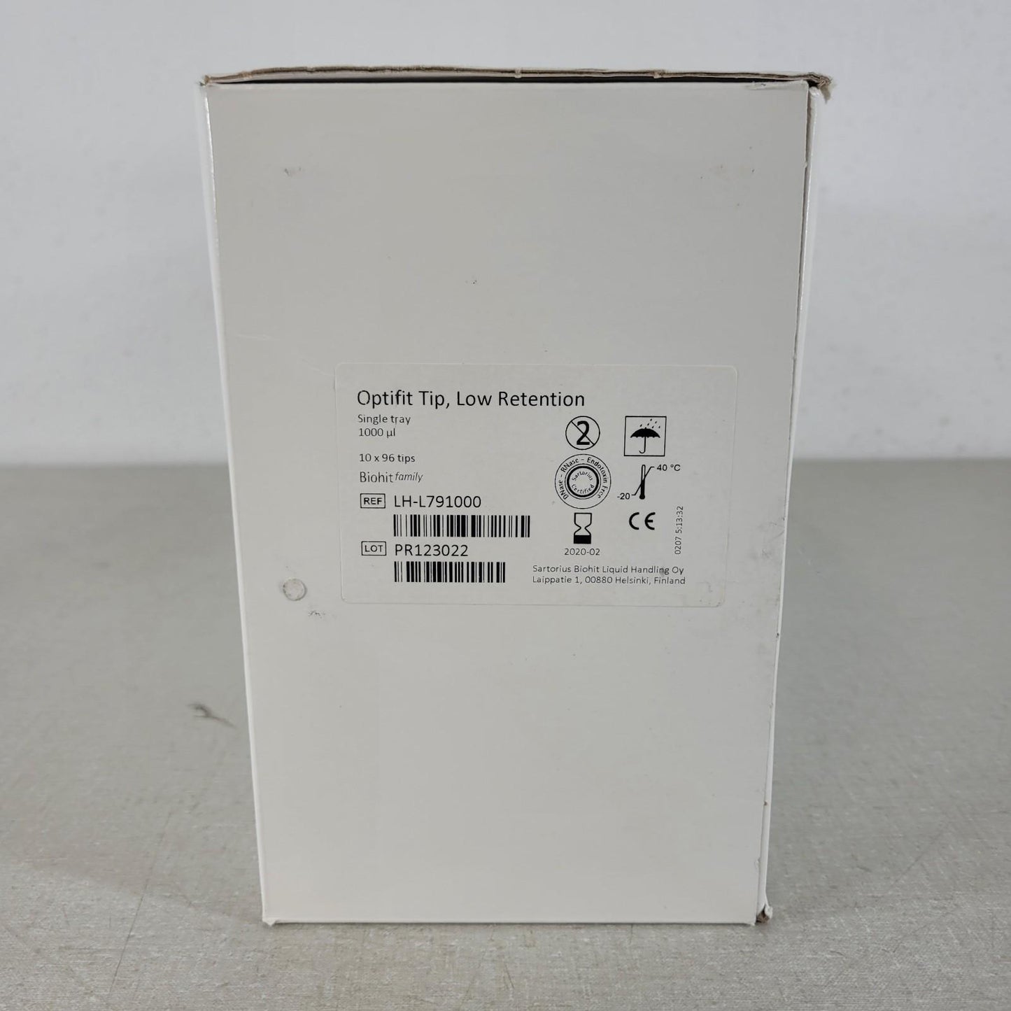 Satorius LH-L791 000 Optifit Tip, Low Retention Single Tray 1000 uL 10x96 Tips