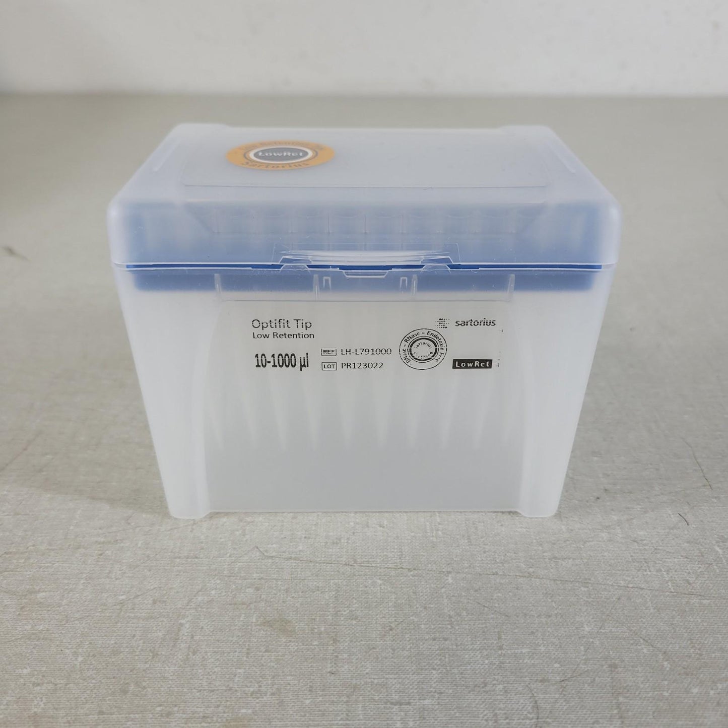 Satorius LH-L791 000 Optifit Tip, Low Retention Single Tray 1000 uL 10x96 Tips