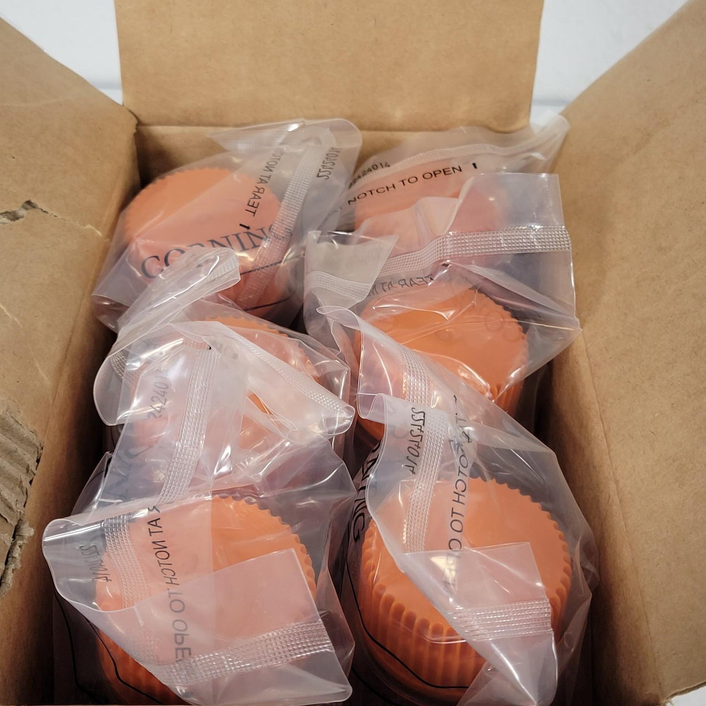 12/Pack Corning 431530 PET Storage Bottle 125mL 45mm Screw Cap Graduated