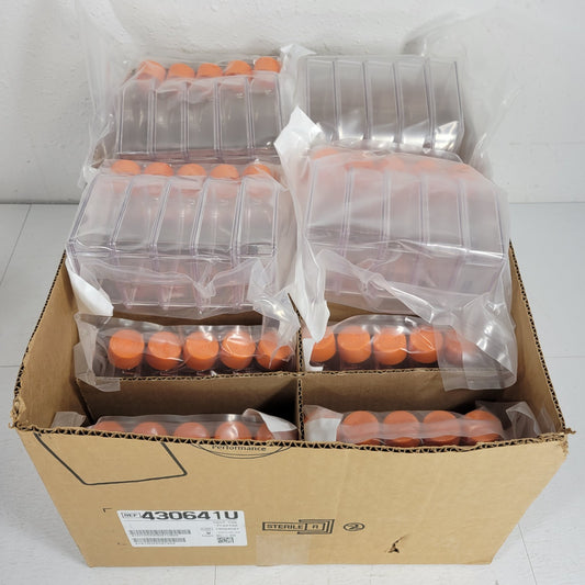 70-Pack Corning 430641U 75cm² U-Shaped Canted Neck Treated Cell Culture Flask