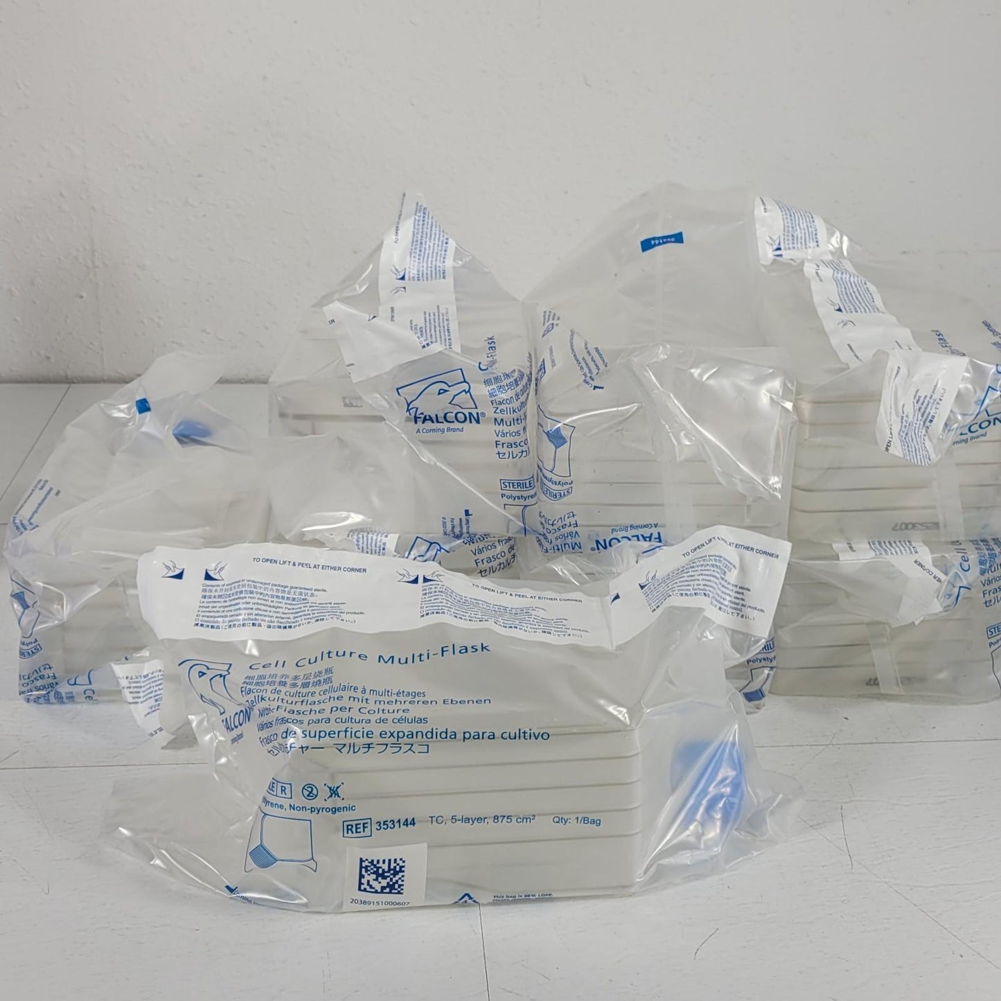Corning Falcon 353144 875cm² Rectangular Cell Culture 5-Layer Multi-Flask 8/pk