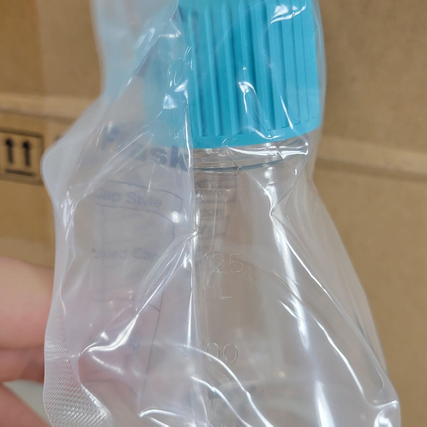 NEST 781001 Erlenmeyer Flask 125 mL PETG Vent Cap Flat Bottom, 16 ct