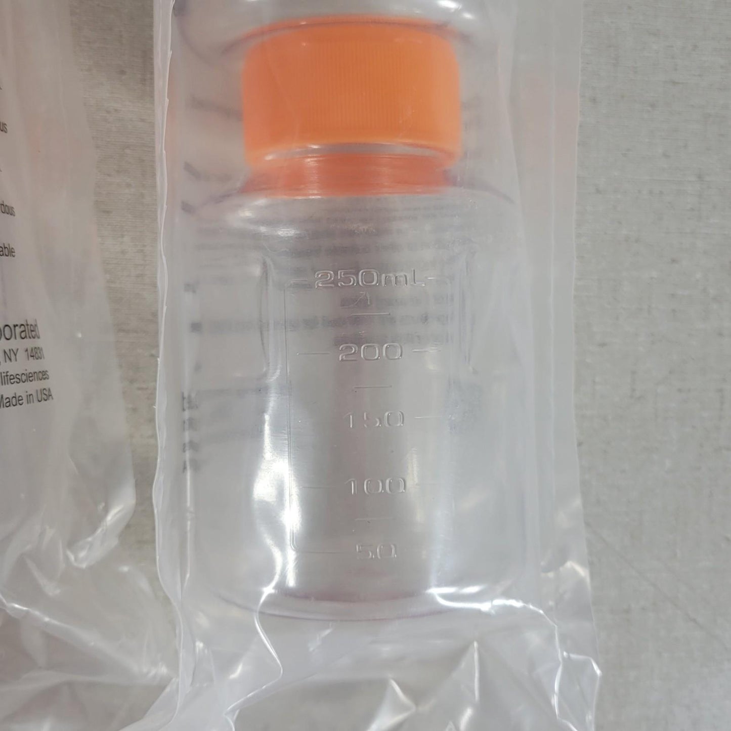 Lot Of 10 Corning 430281 250mL Storage Bottle Plug Seal Cap Polystyrene
