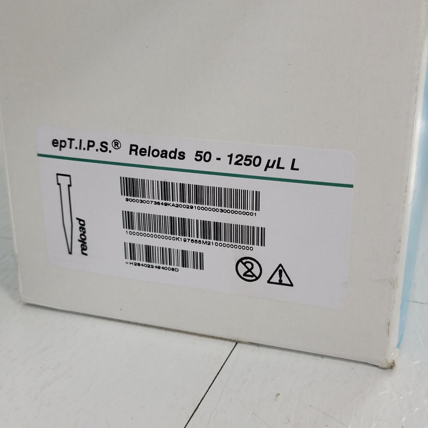 Eppendorf 022494006 epT.I.P.S. Reloads 50-1250µL 8 X 96 Tips PCR Clean