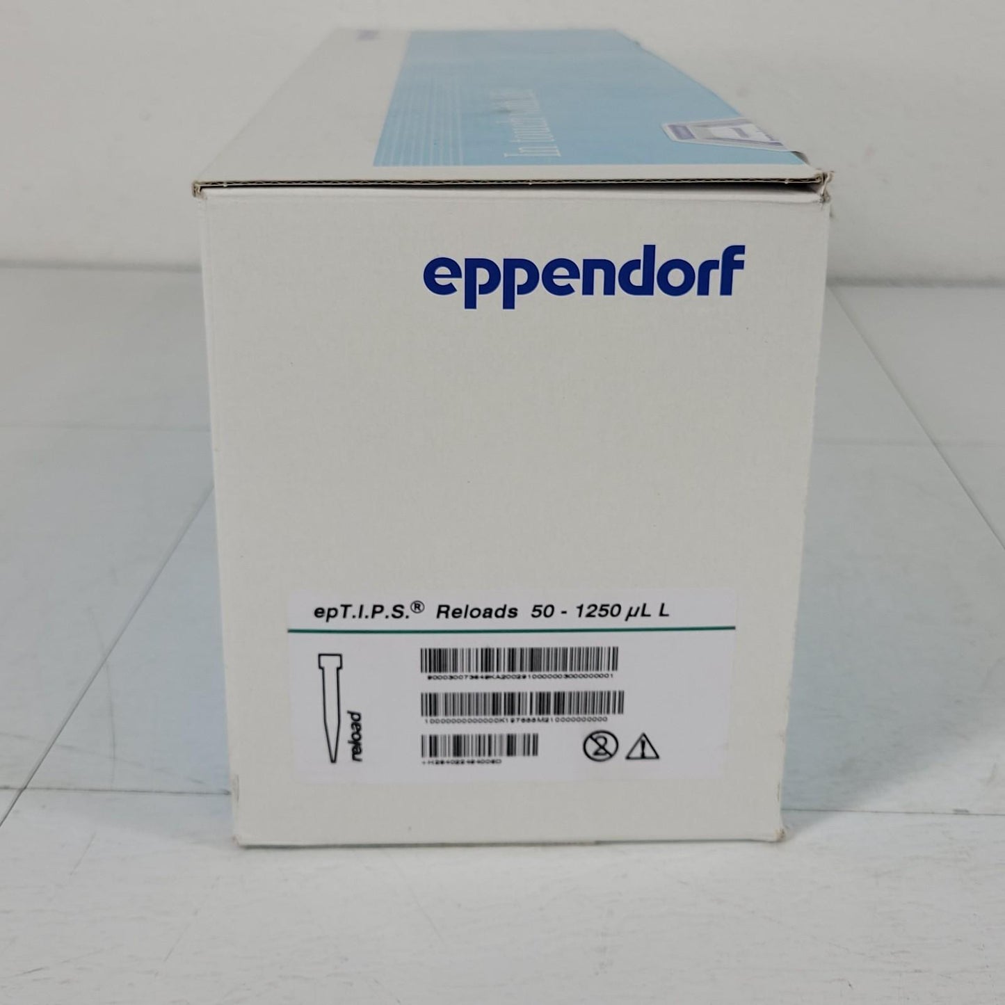 Eppendorf 022494006 epT.I.P.S. Reloads 50-1250µL 8 X 96 Tips PCR Clean