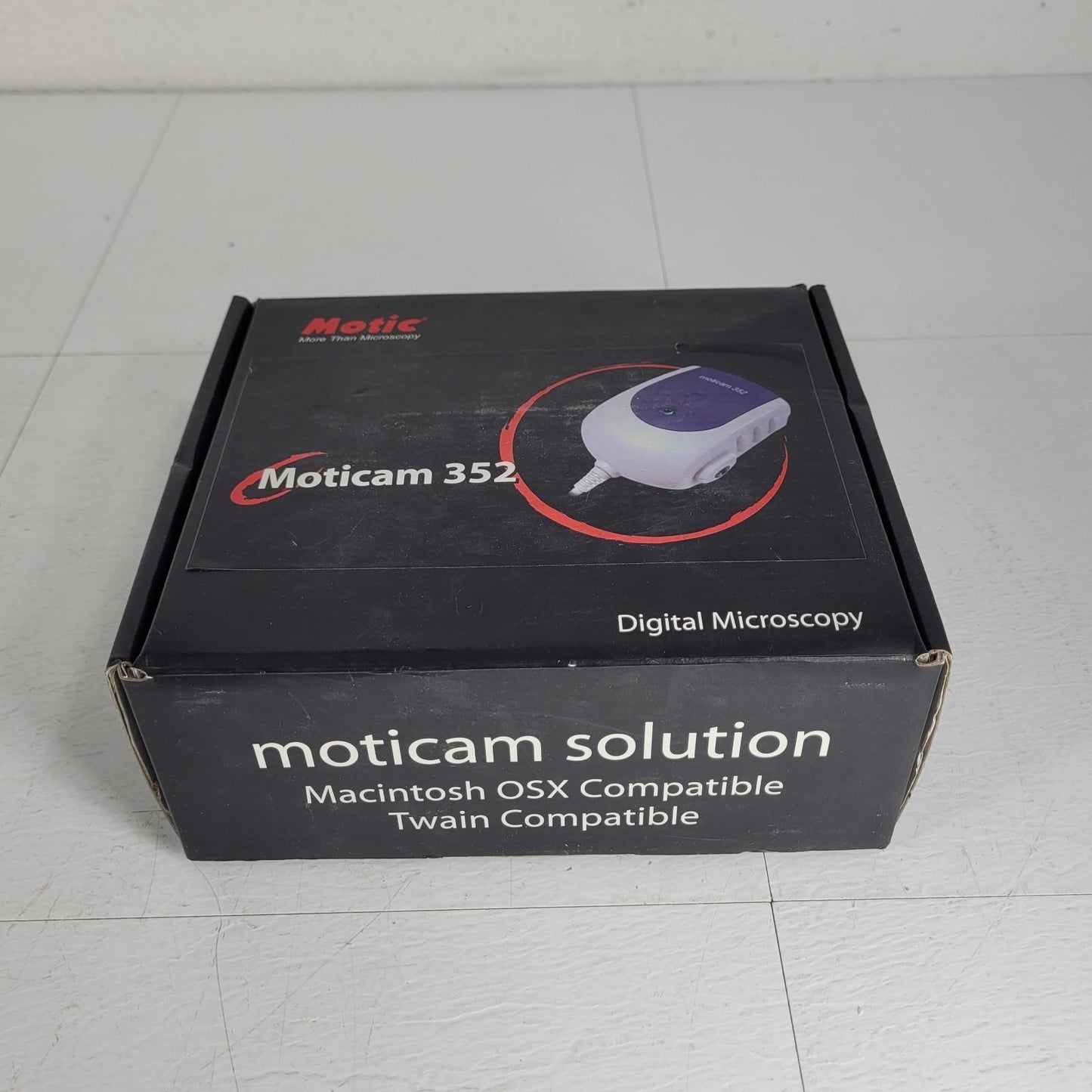 Motic Moticam-352 Digital Microscope Camera Viewer w/ Accessories CMOS Mini USB