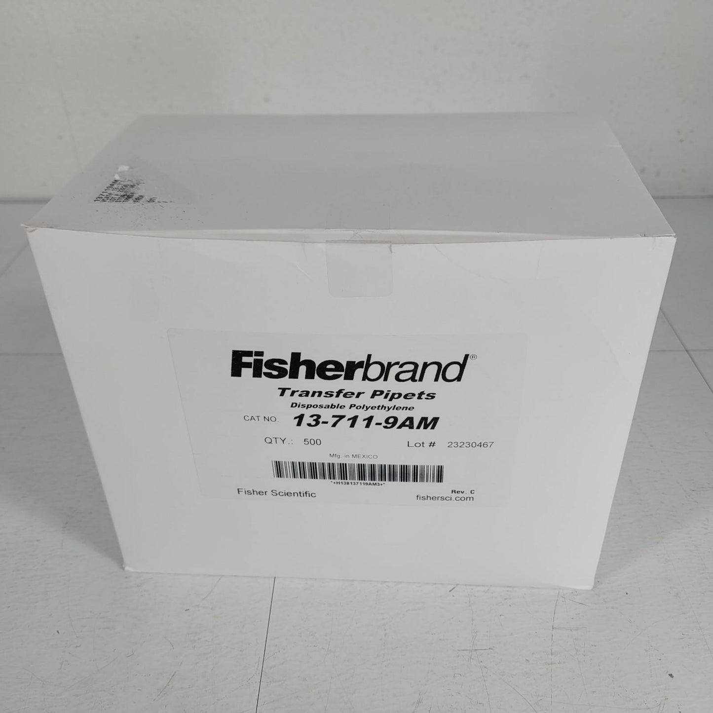 Fisherbrand 13-711-9AM Transfer Pipets Disposable Polyethylene 450 Ct