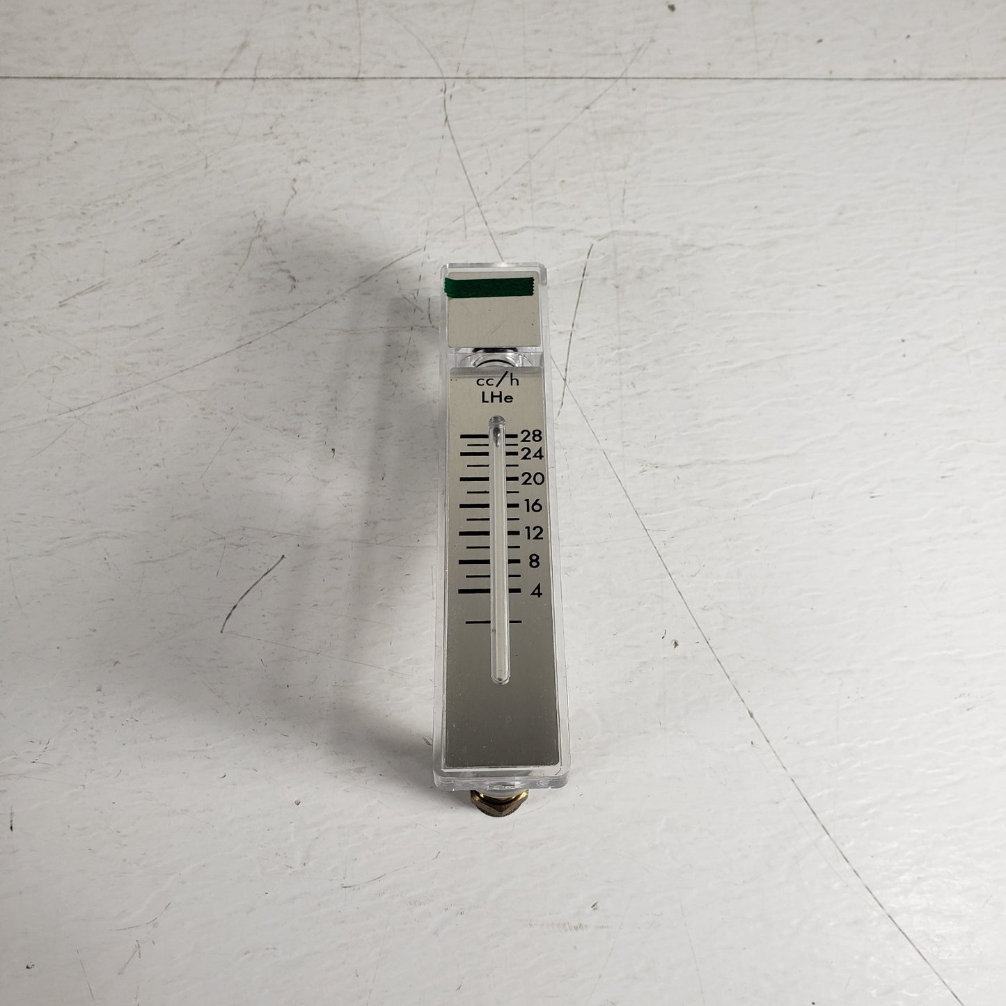 Dwyer Instruments 56-193208-00 cc/h LHe Flow Meter Max Press 100 PSI 130 Deg. F