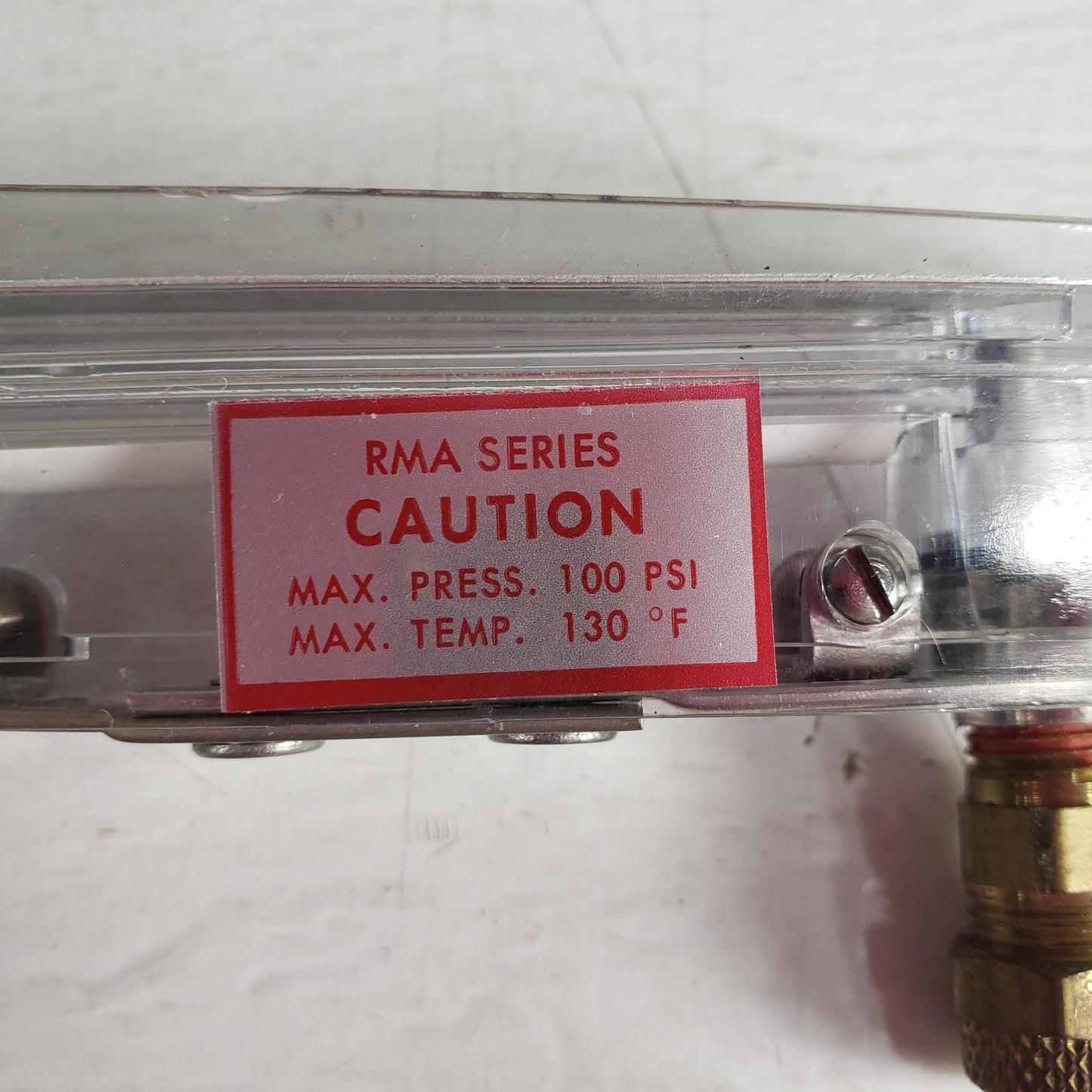 Dwyer Instruments 56-193208-00 cc/h LHe Flow Meter Max Press 100 PSI 130 Deg. F