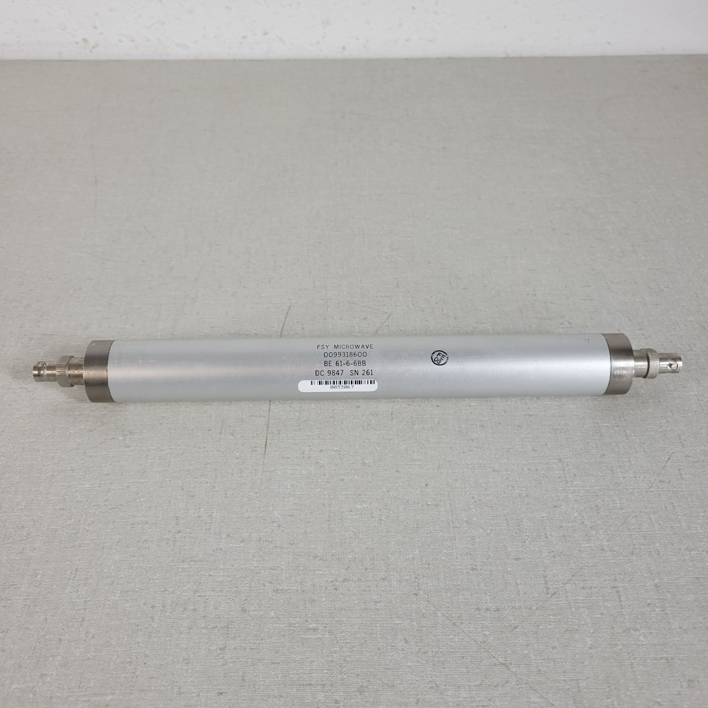 Spectrum FSY Microwave 0099318600 Broadband Filter BNC BE61-6-BB DC0442 SN261