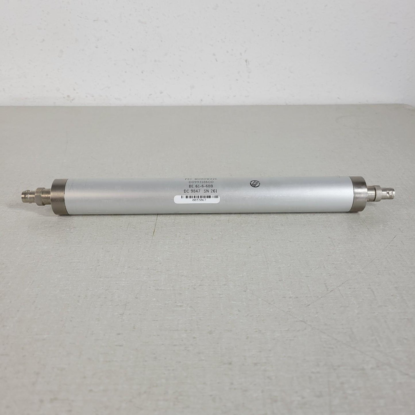 Spectrum FSY Microwave 0099318600 Broadband Filter BNC BE61-6-BB DC0442 SN261