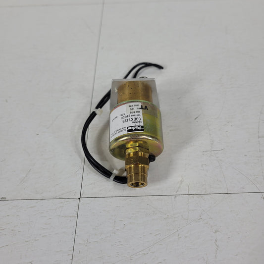 Parker C3DK1125 3-Way Solenoid Fluid Control Valve 125 PSI 24V DC FP8
