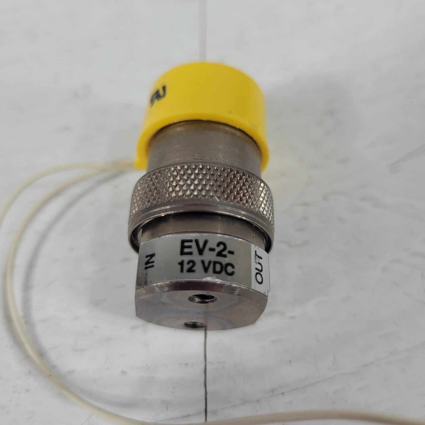 Clippard EV-2-12 Electric 2-Way Inline Valve 12VDC 100psig w/ Wire Leads