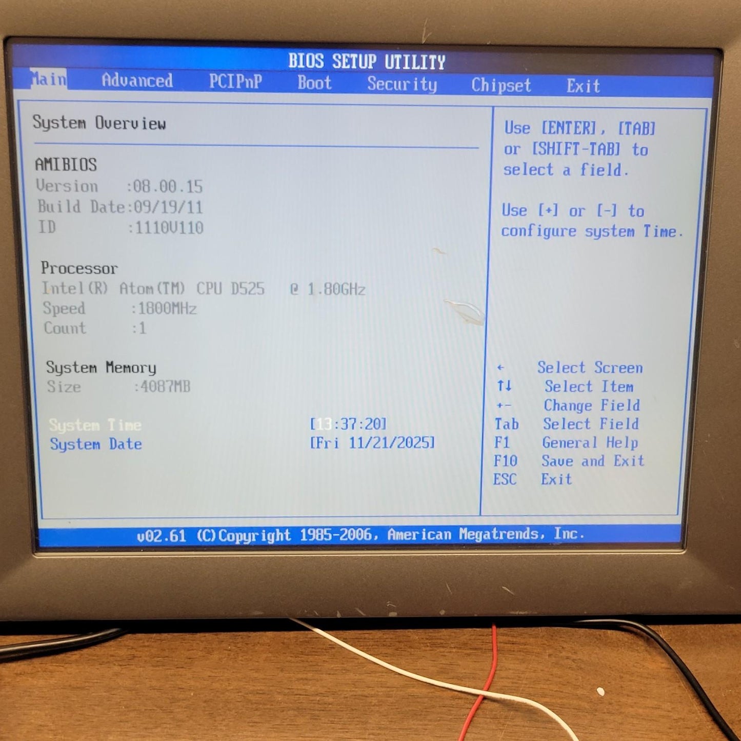 TESTED ADVANTECH TPC-1271 Touch Panel Computer Intel Atom DS25 1.8 GHz IRQ PCI