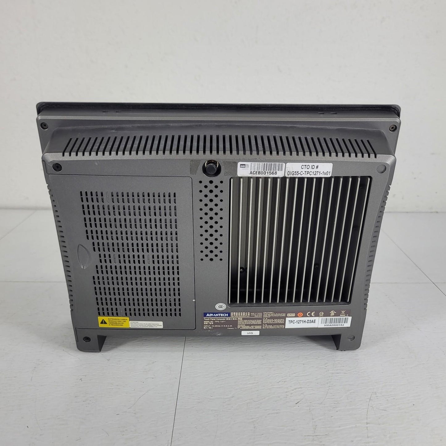 TESTED ADVANTECH TPC-1271 Touch Panel Computer Intel Atom DS25 1.8 GHz IRQ PCI