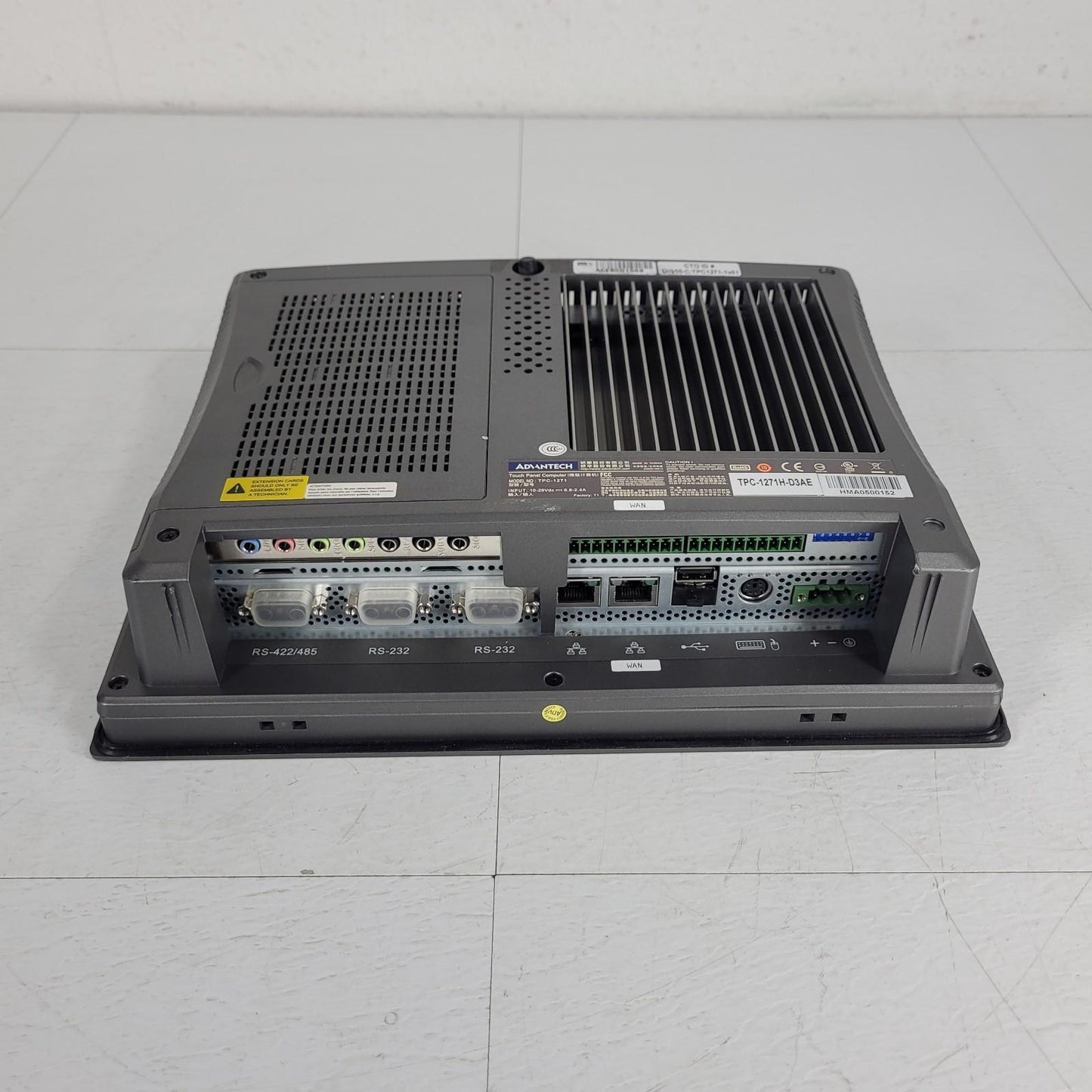 TESTED ADVANTECH TPC-1271 Touch Panel Computer Intel Atom DS25 1.8 GHz IRQ PCI