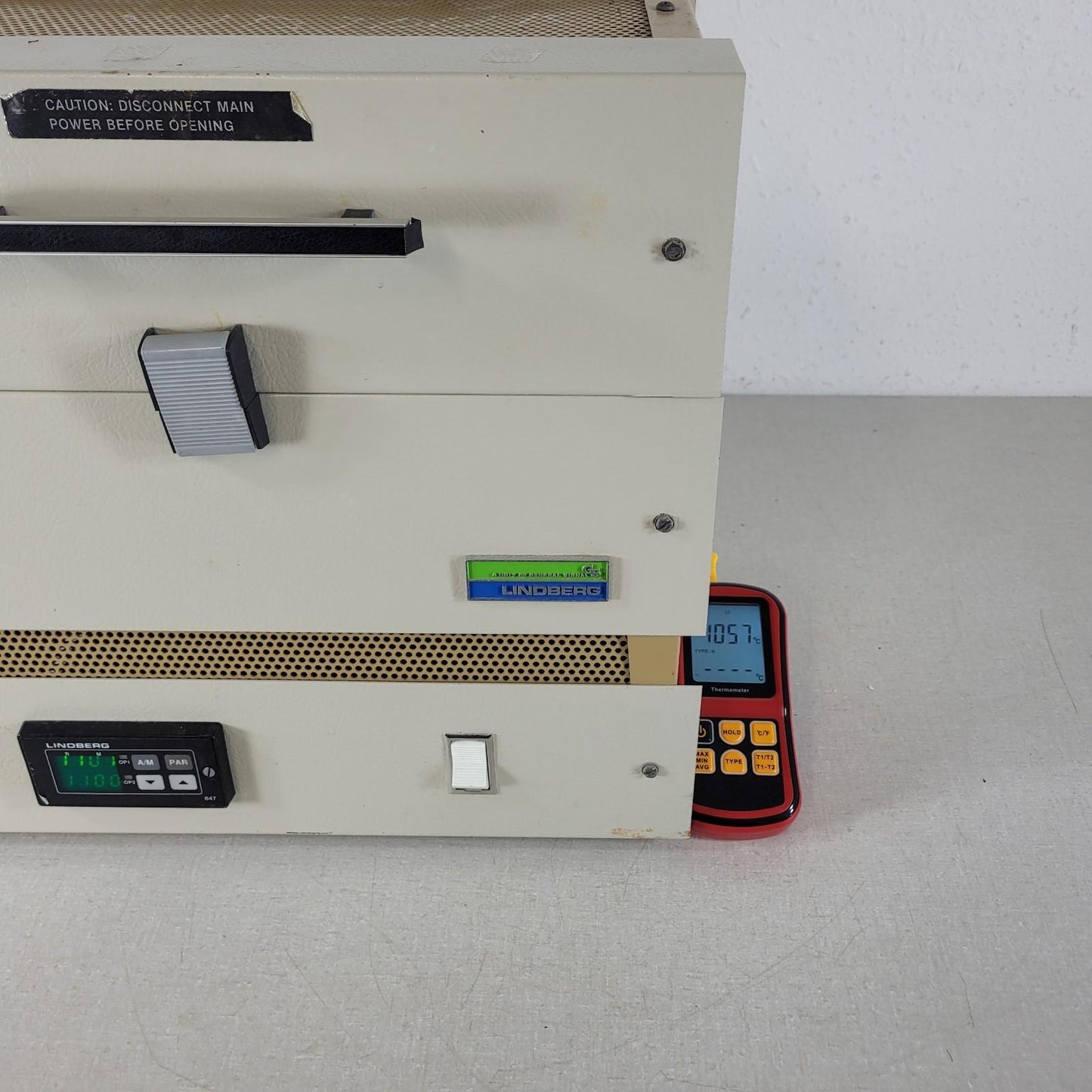 TESTED TO 1050°C Lindberg 55035 Ceramic Oven Tube Furnace 120/240 V 800 Watts
