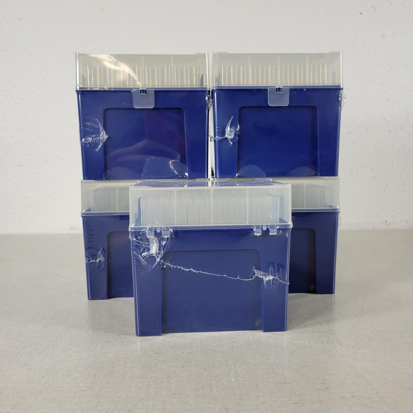 BluTip 1250ul Universal Pipet Tips (Clean, 5 Racks/pk, 480 Tips) Pipette Tip