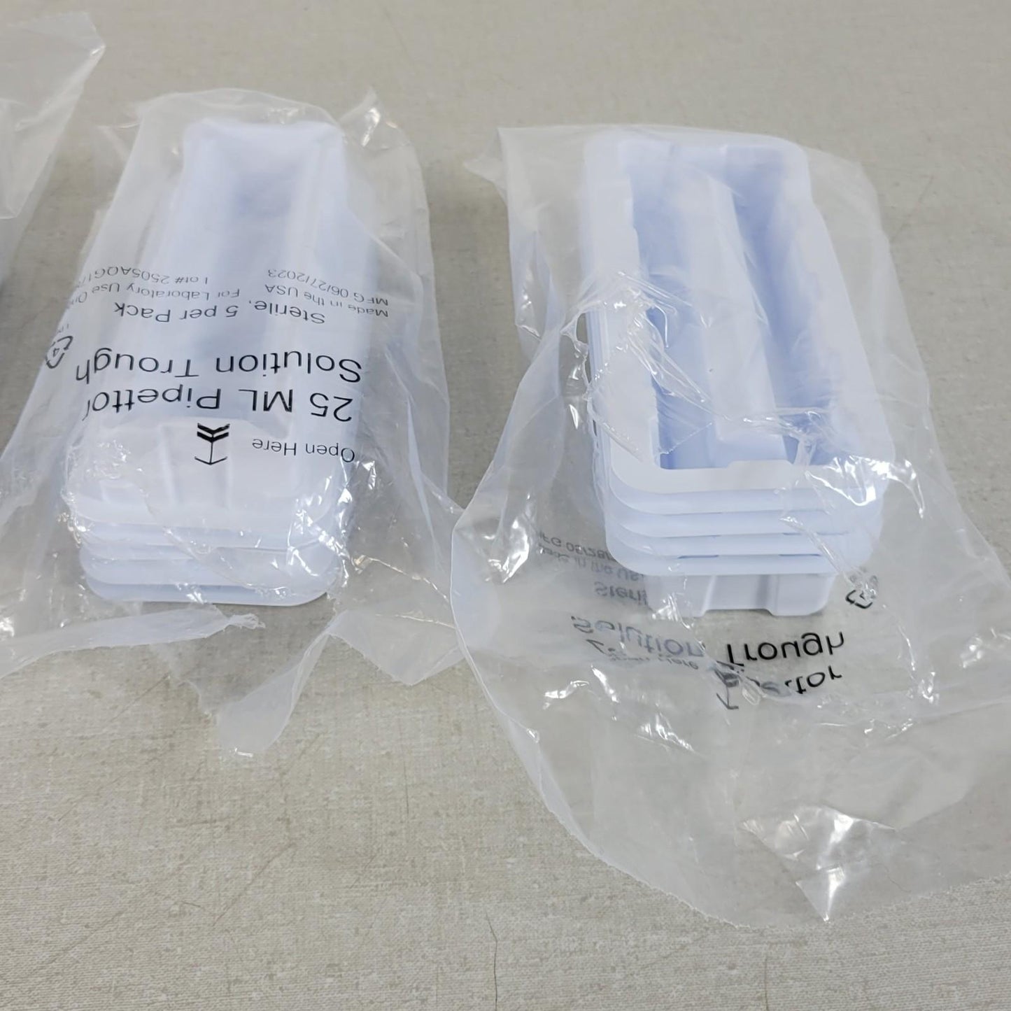 AquaFill 25ml Pipettor Reagent Solution Reservoir Trough 20 pcs Thermo
