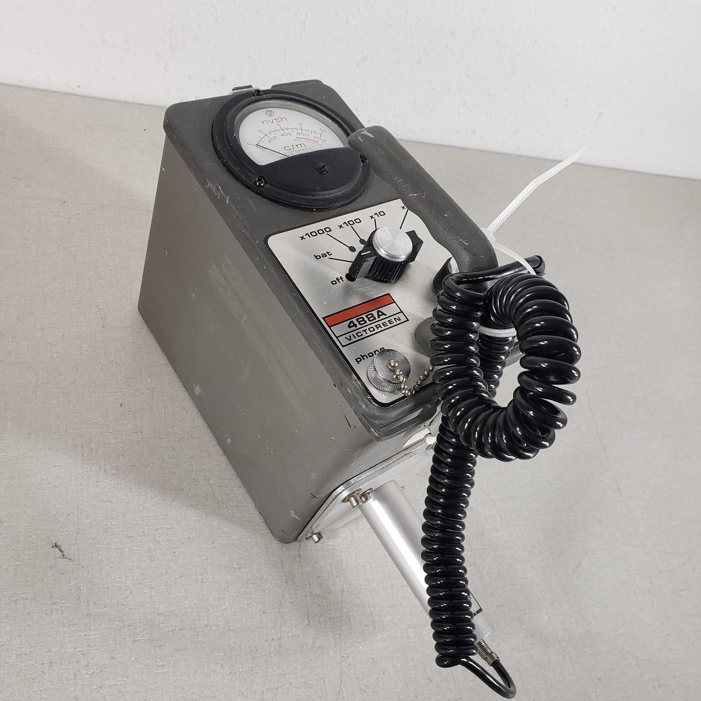 Victoreen 488A HS3Z Neutron Survey Meter Radiation Detector 0-12,000c/m Geiger