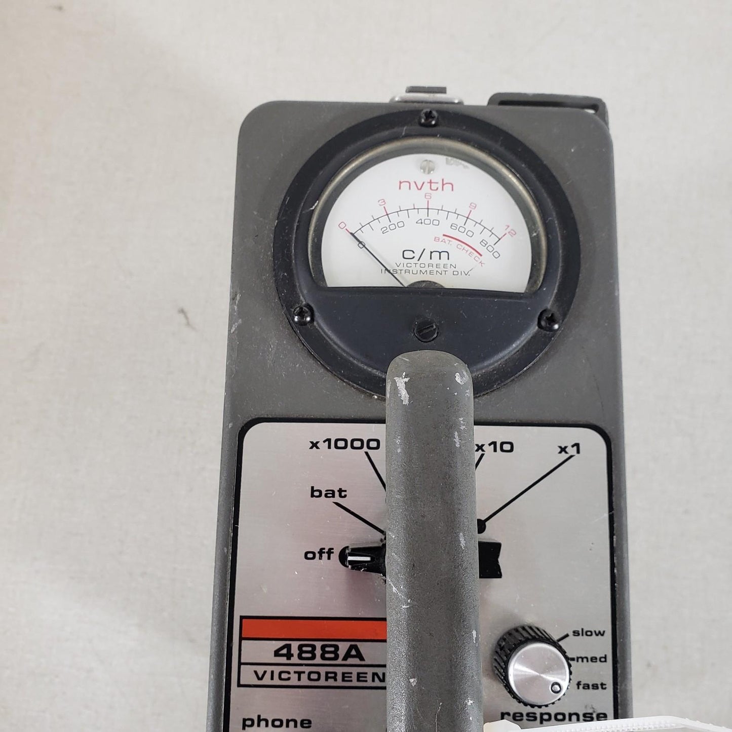 Victoreen 488A HS3Z Neutron Survey Meter Radiation Detector 0-12,000c/m Geiger