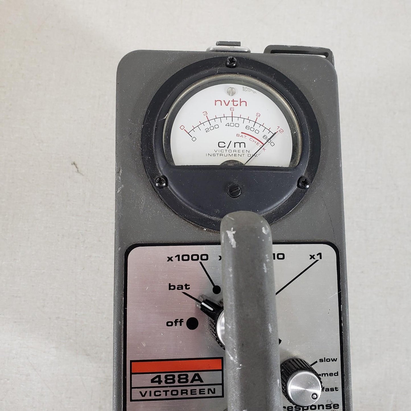 Victoreen 488A HS3Z Neutron Survey Meter Radiation Detector 0-12,000c/m Geiger