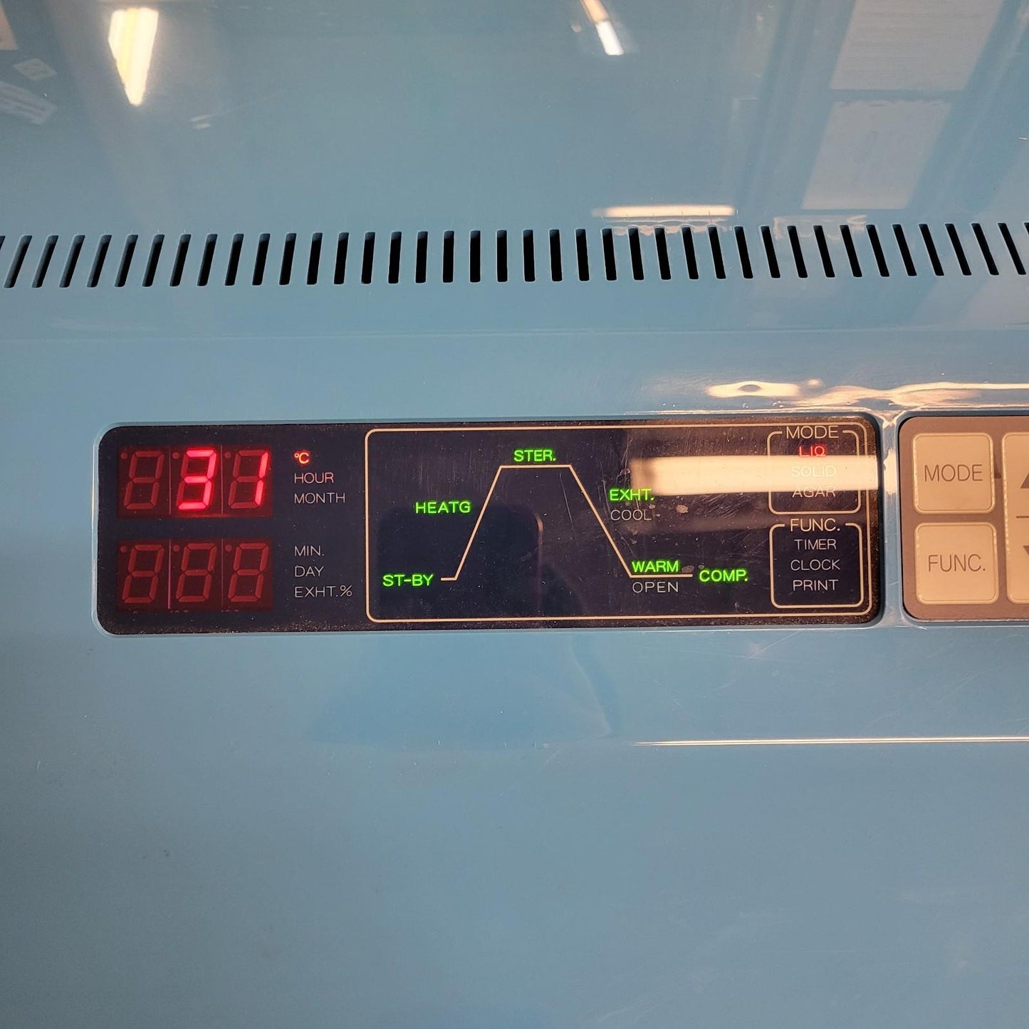 TESTED Hirayama HICLAVE HV-110 Upright Autoclave Sterilization Device w/ Basket