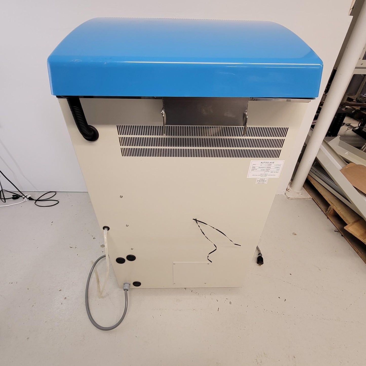 TESTED Hirayama HICLAVE HV-110 Upright Autoclave Sterilization Device w/ Basket
