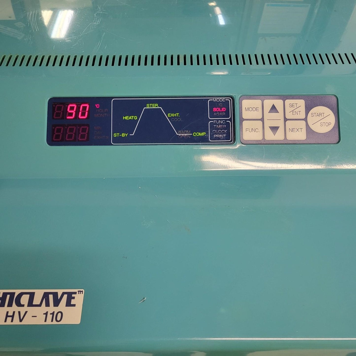 TESTED Hirayama HICLAVE HV-110 Upright Autoclave Sterilization Device 110 Liter