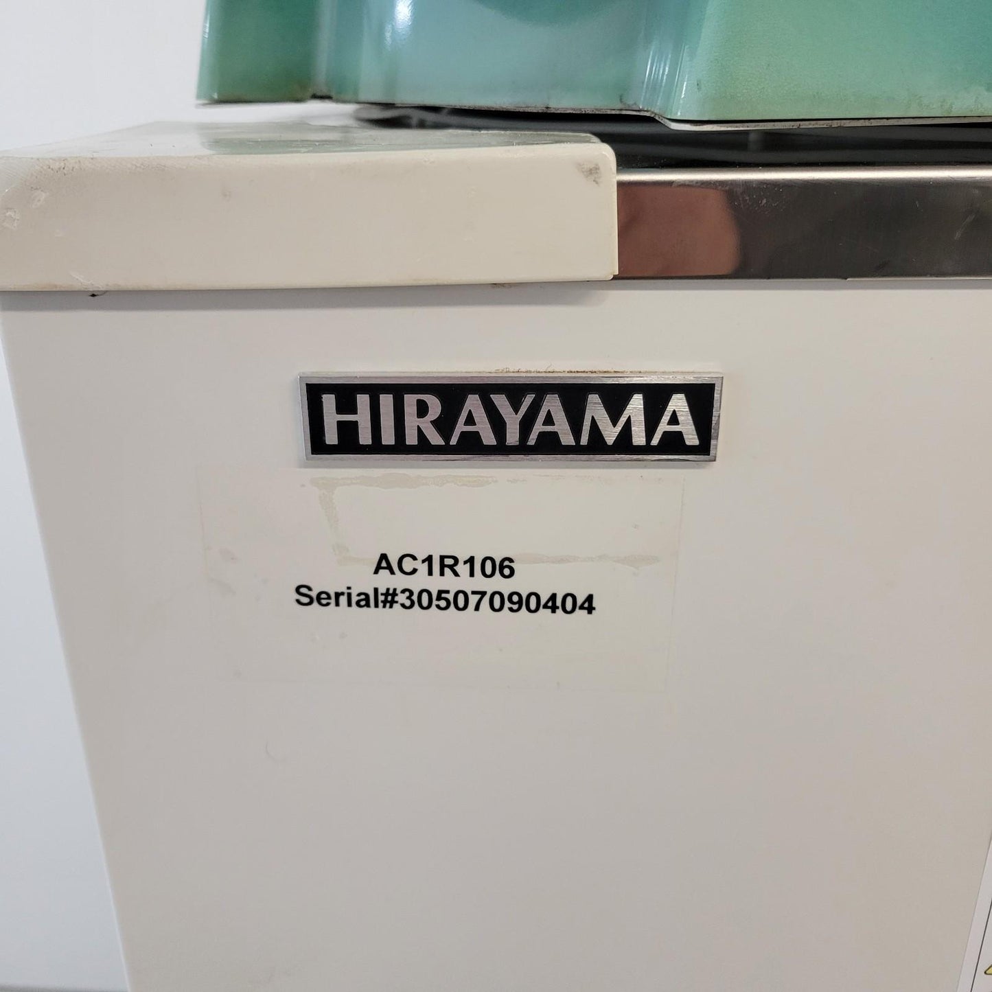 TESTED Hirayama HICLAVE HV-110 Upright Autoclave Sterilization Device 110 Liter