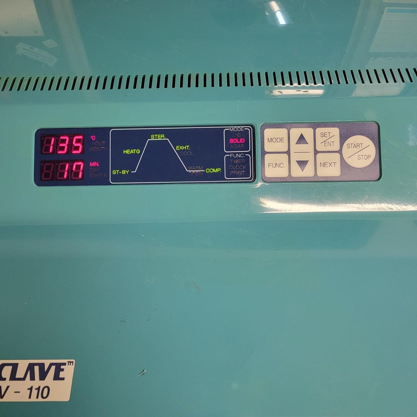 TESTED Hirayama HICLAVE HV-110 Upright Autoclave Sterilization Device 110 Liter