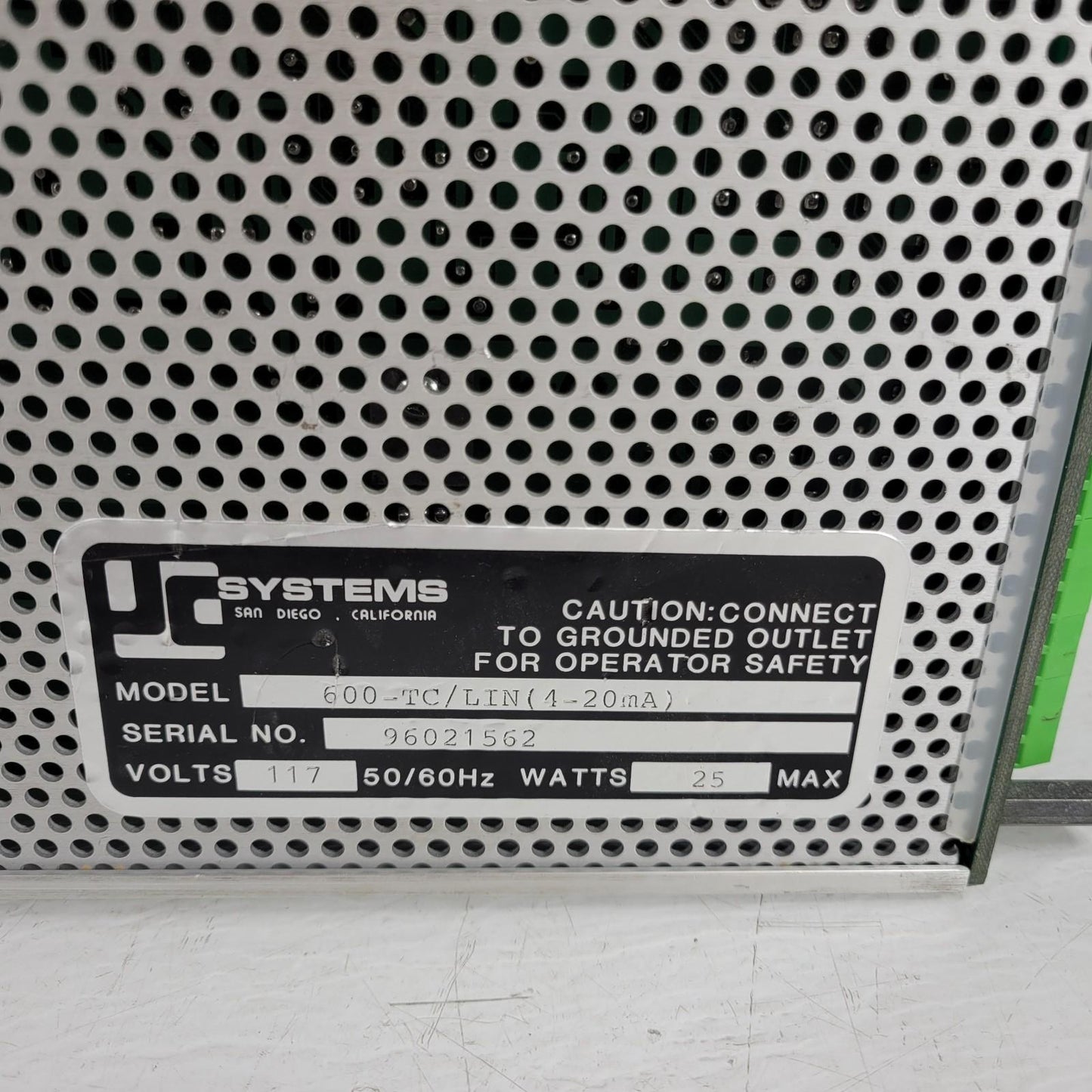 TESTED JC Systems 600-TC/LIN(4-20mA) FastTRAC Environmental Chamber Programmer
