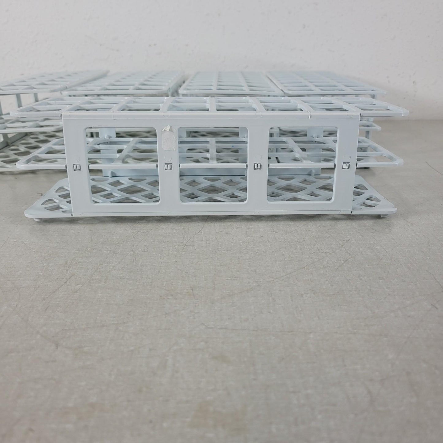 Lot of 5 Kartell 568 24-Place Test Tube Rack Tube Holder 3x8 30mm Holes