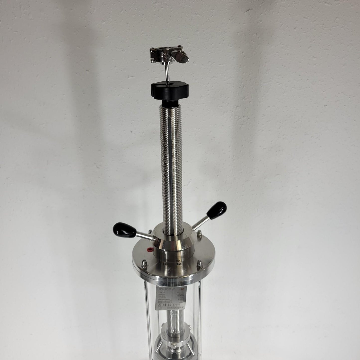 Cytiva GE DURAN BPG 100/500 Bioprocess Glass Chromatography Column 8 barg 4L