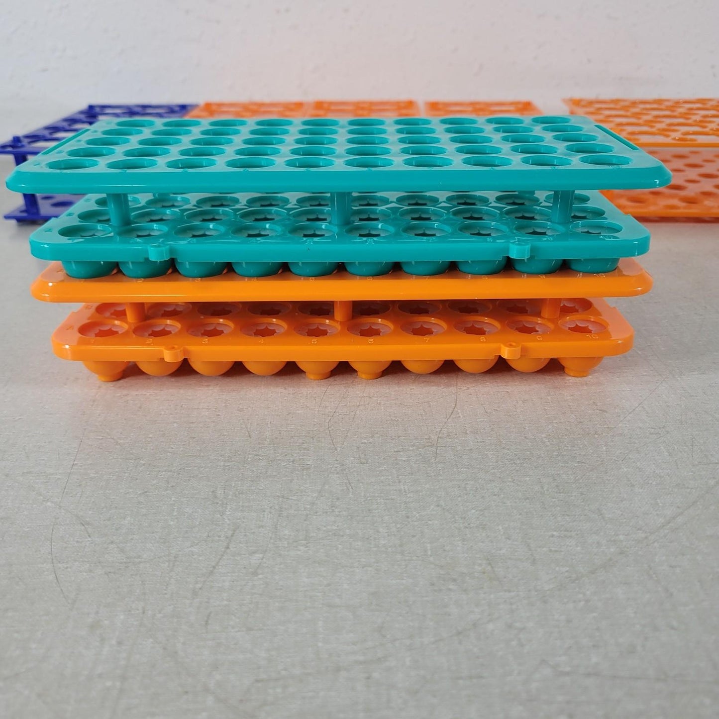 Variety Of Test Tube Vials Holder Racks Centrifuge PCR Wire Plastic Scienceware