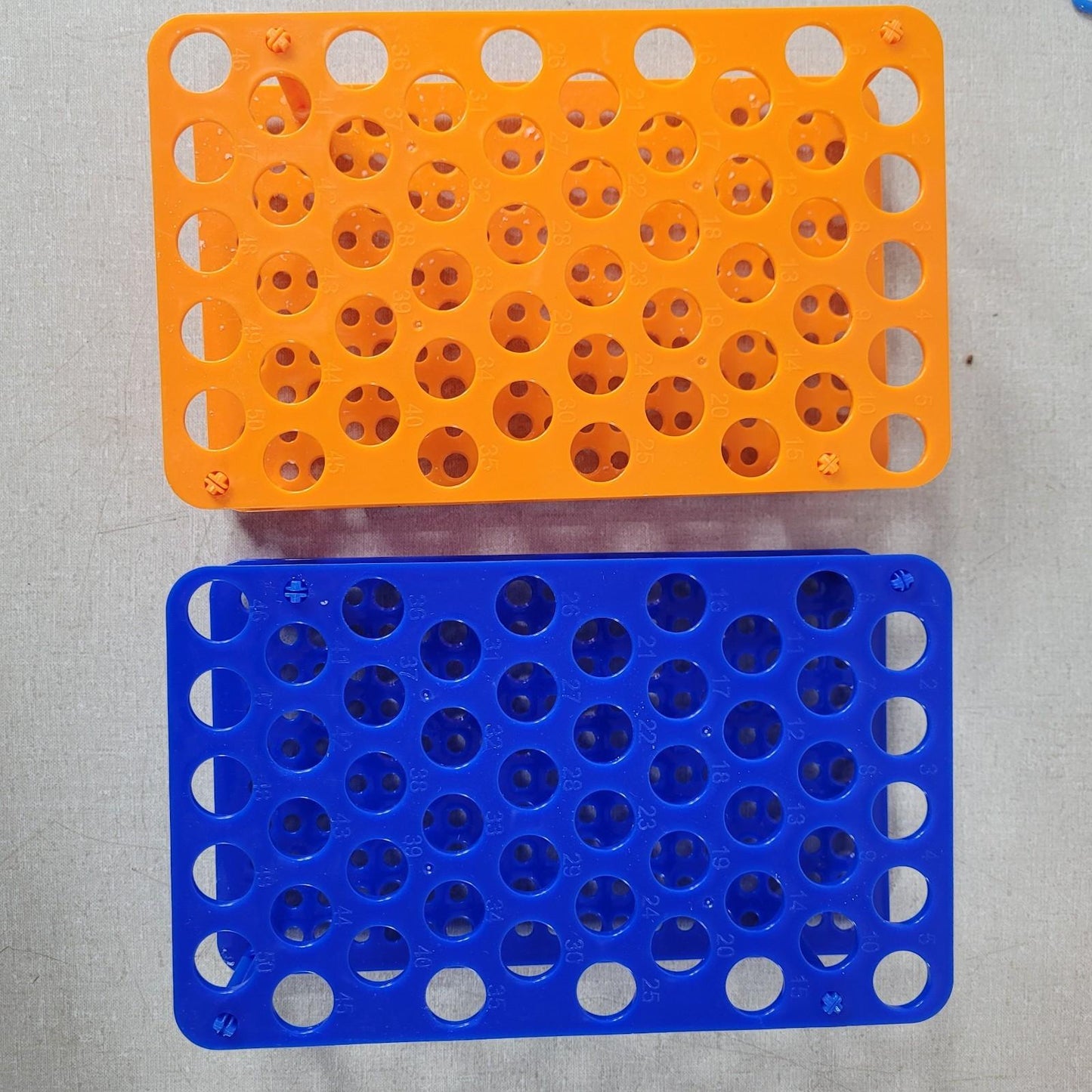 Variety Of Test Tube Vials Holder Racks Centrifuge PCR Wire Plastic Scienceware