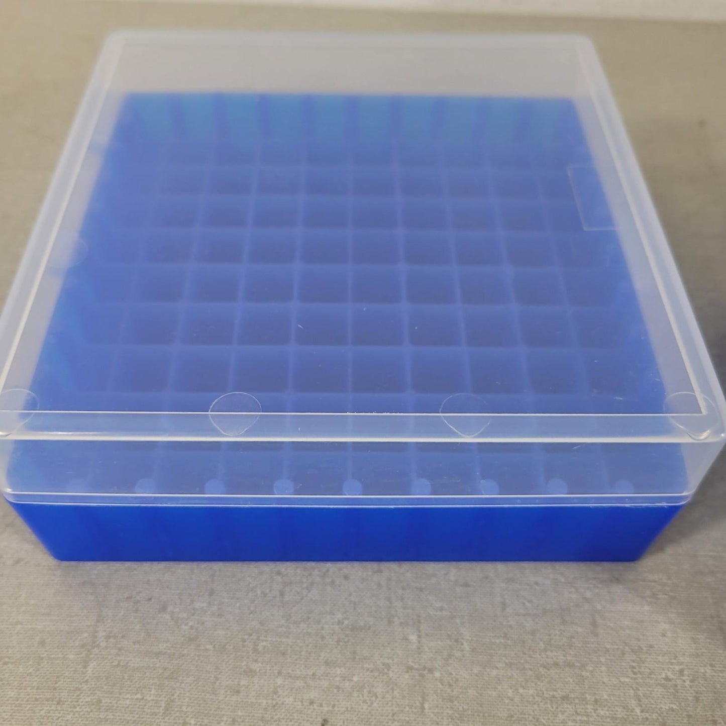 Lot Of 6 100-Well Square Test Tube Rack 10 mm Yellow Green Blue Cover