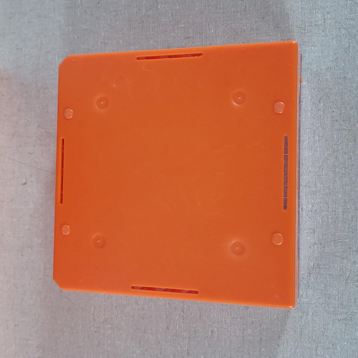 Lot Of 10x Corning 431121 Cryogenic Vial Storage Box Orange Polycarbonate