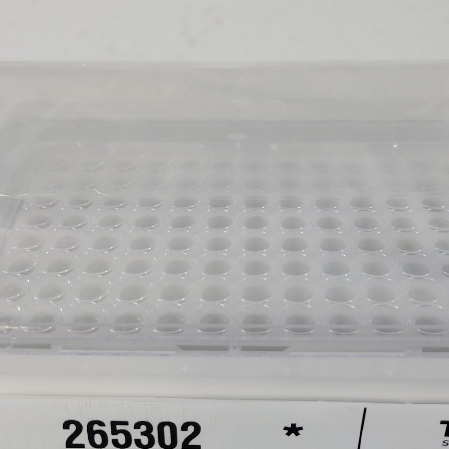 Thermo 265302 96 Well 0.4 ml Well Optical Bottom Plate PolymerBase White 10-Pack