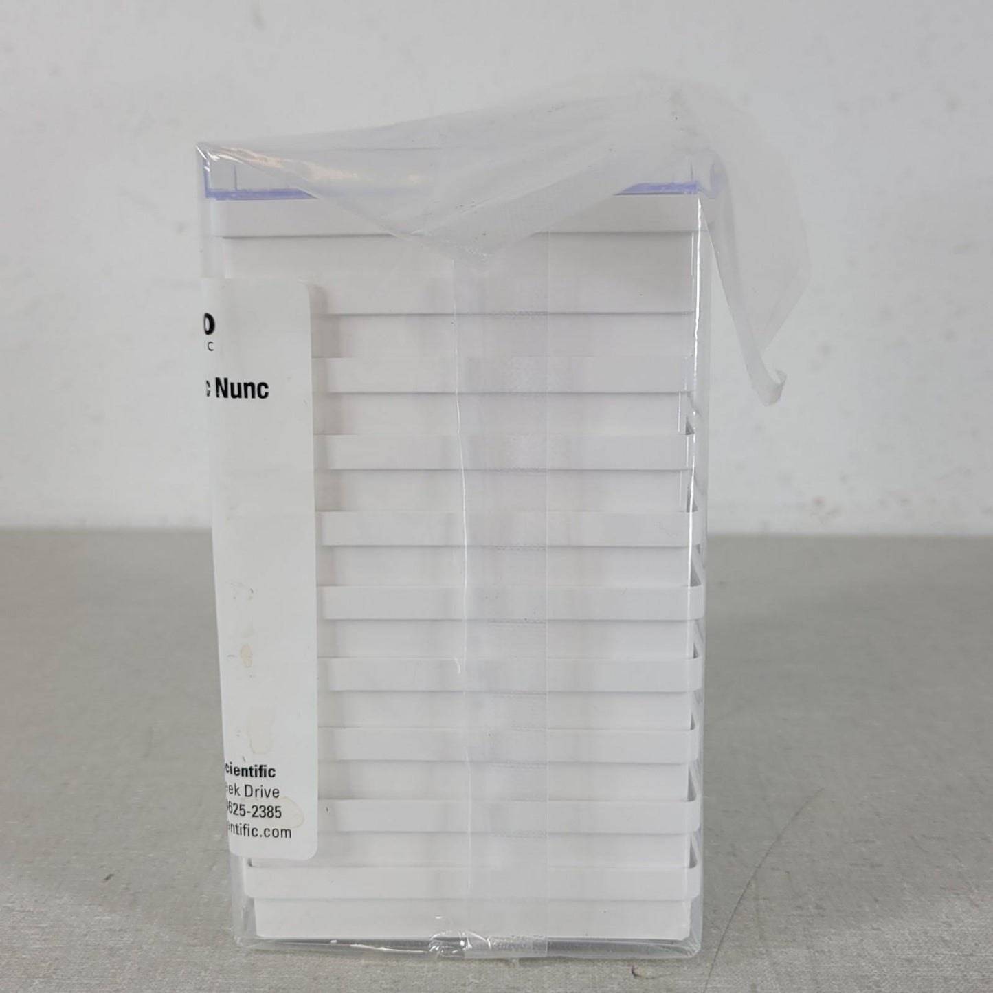 Thermo 265302 96 Well 0.4 ml Well Optical Bottom Plate PolymerBase White 10-Pack